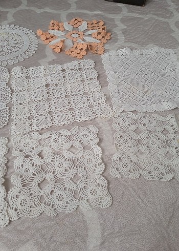 Beyaz İşlemeli El Yapımı Dantel Seti - Görsel 4