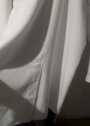 Düğmeli Beyaz Kısa Kollu Erkek Gömlek - Görsel 4