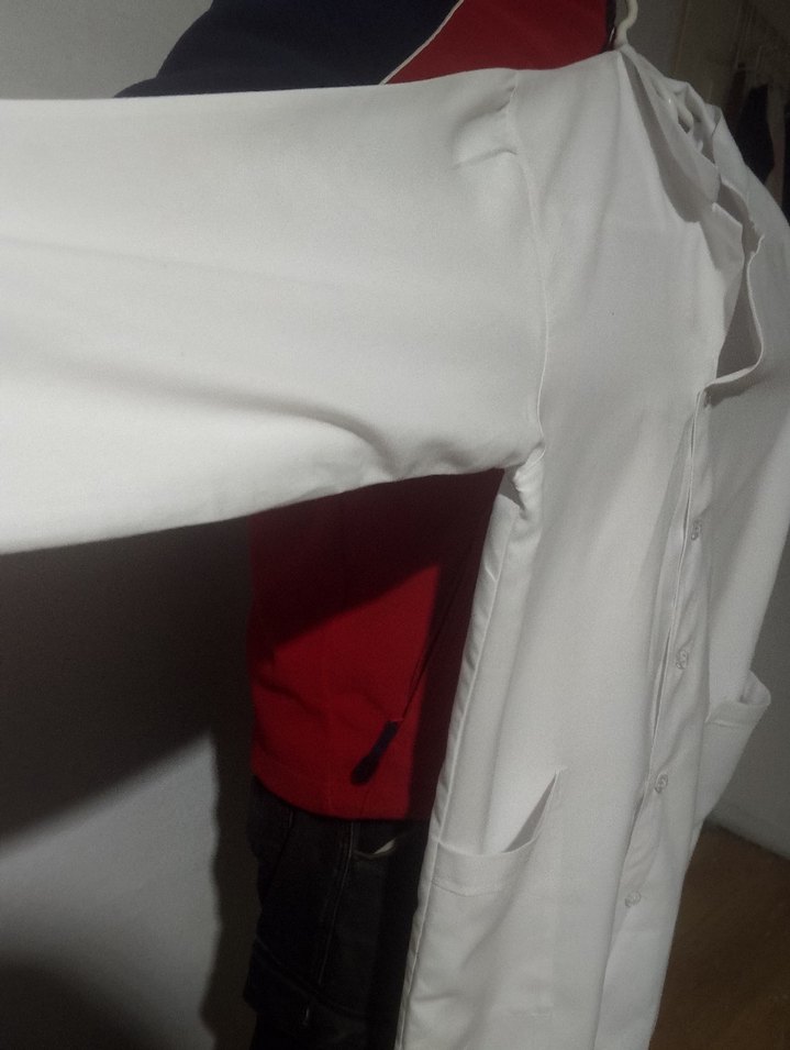 Düğmeli Beyaz Kısa Kollu Erkek Gömlek - Görsel 2