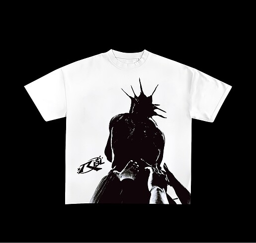 Beyaz Oversize Carti Tee