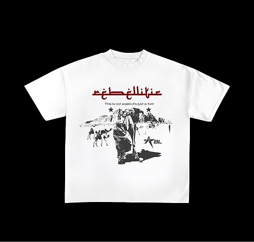 Beyaz Oversize RBL Desserts Tee