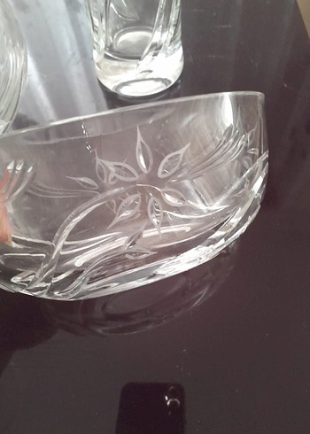 PASABAHCEÇiçek Desenli Şeffaf Cam Vazo Seti - Görsel 5