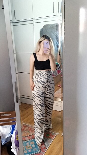 Zara Zebra desen pantolon 