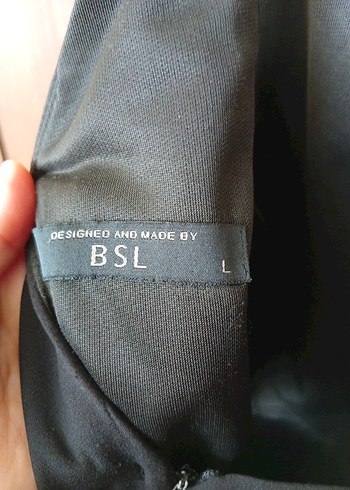 Siyah V Yaka Midi Abiye Elbise - Görsel 3