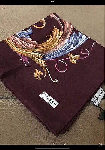 Beden bordo Renk Vakko Exclusive lusive Özel Seri İpek Eşarp