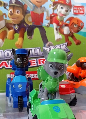 Paw Patrol Paw patrol metal araçlar 6 li set