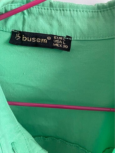 Diğer Yeşil oversize gömlek