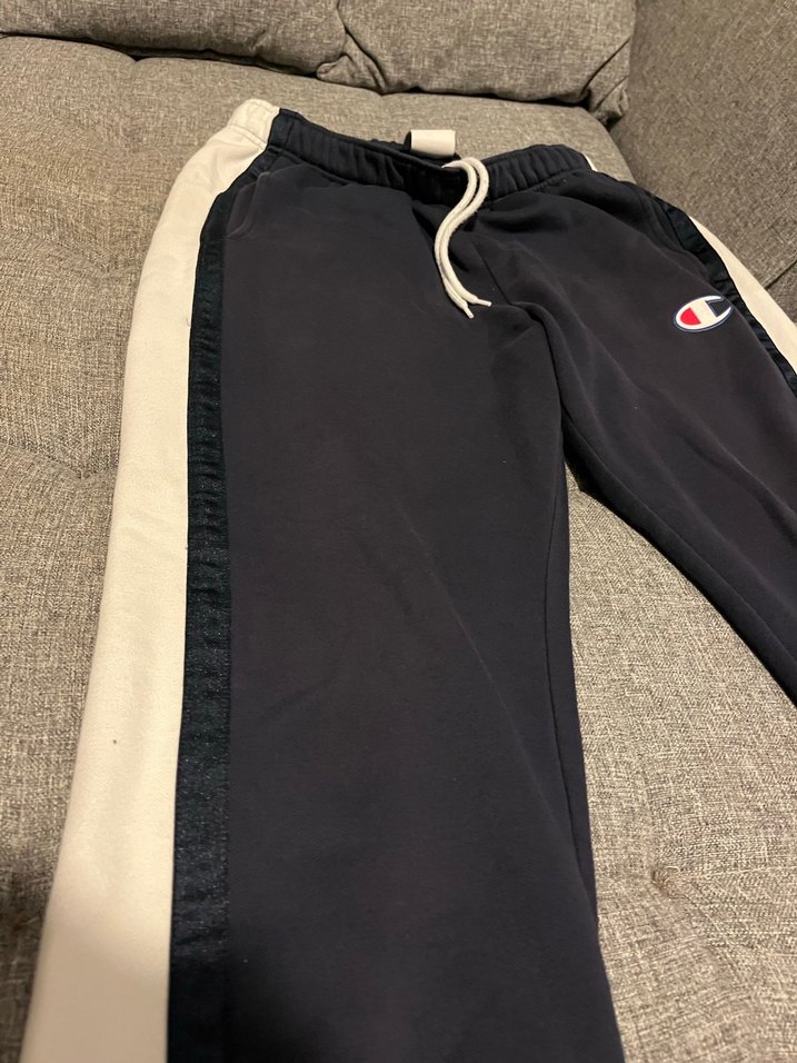 Champion Erkek Gri Şeritli Eşofman Altı - Görsel 4