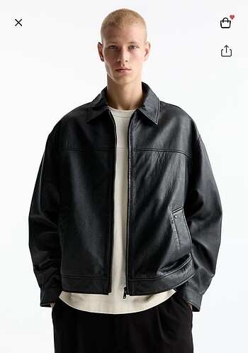 PULL BEAR HAKİKİ DERİ CEKET