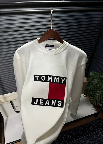 Tommy Jeans Beyaz Erkek Sweatshirt - Görsel 2