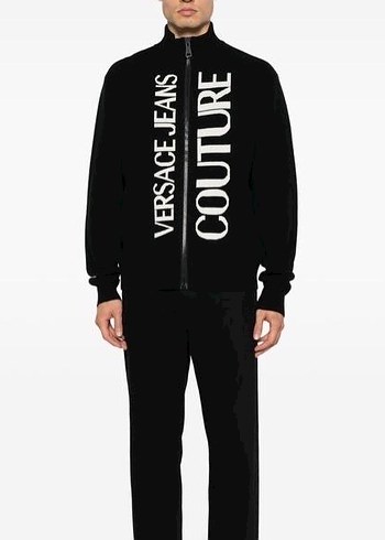 Versace Jeans Couture Erkek Fermuarlı Sweatshirt - Görsel 3