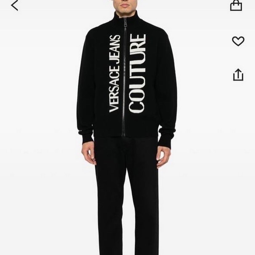 Versace Jeans Couture Erkek Fermuarlı Sweatshirt - Görsel 3