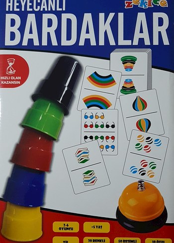 Heyecanlı Bardaklar Eğitici Oyuncak