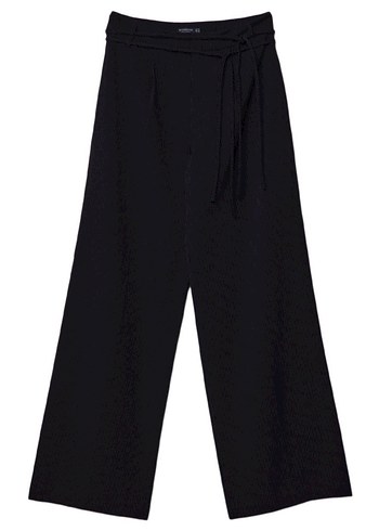 Kadın Siyah Kumaş Pantolon