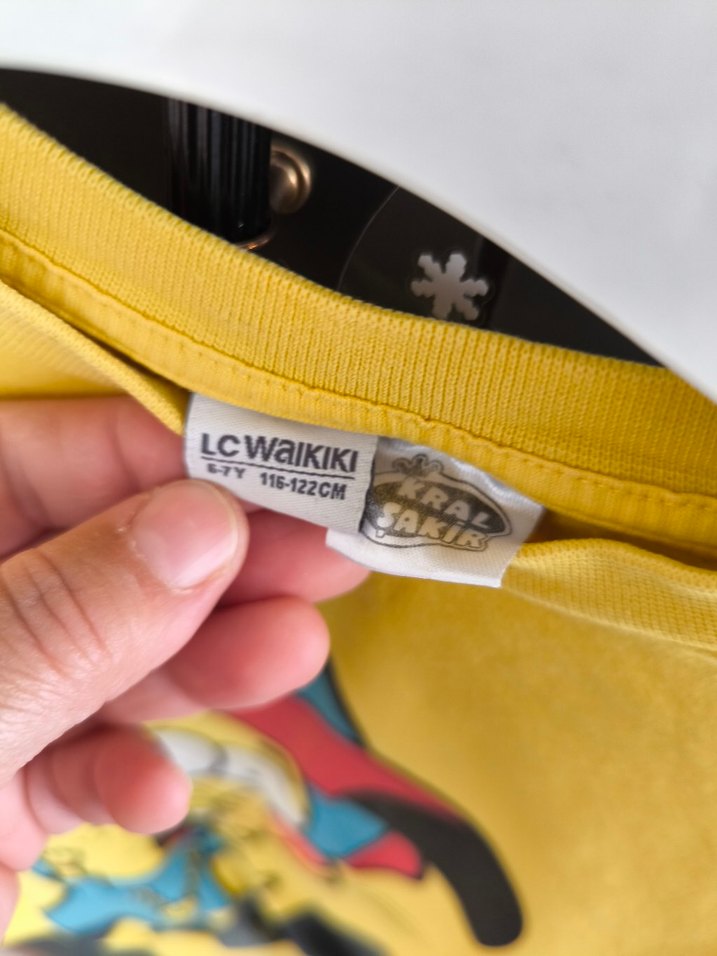 LCWAİKİKİ Sarı Erkek Çocuk Sweatshirt - Görsel 2