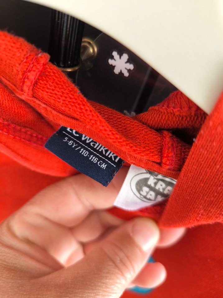 LCWAİKİKİ Erkek Çocuk Kapüşonlu Renkli Baskılı Sweatshirt - Görsel 2