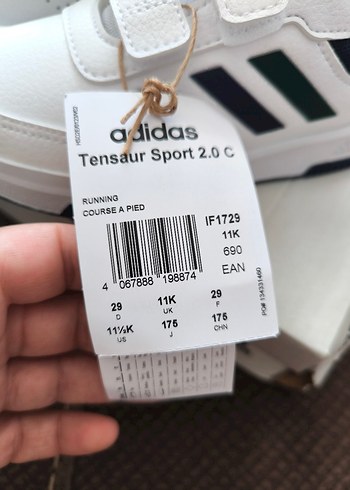 Adidas Erkek Çocuk Beyaz Adidas Spor Ayakkabı