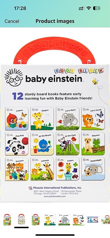 Baby Einstein Baby Einstein 12li Kitap Seti