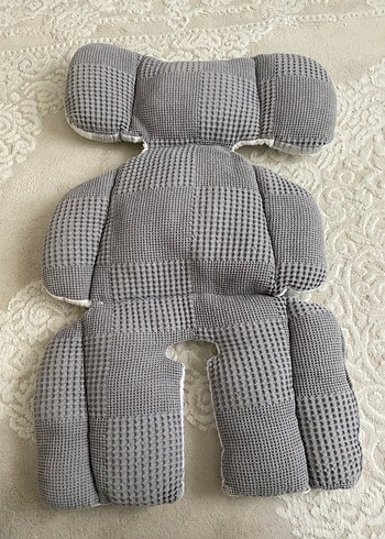 Gri Kareli Keten Çocuk Uyku Örtüsü - Görsel 4