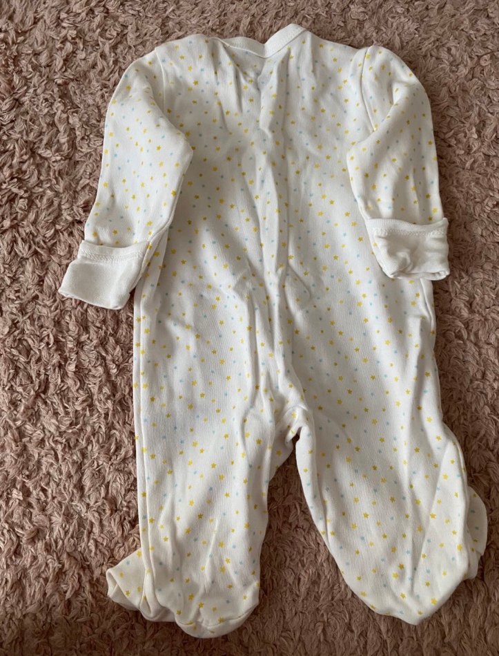 Bebek Erkek Beyaz Uzun Kollu Tulum - Görsel 2