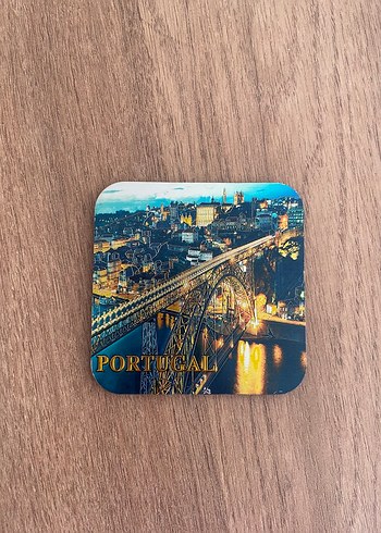 Portekiz Temalı Altın Renk magnet