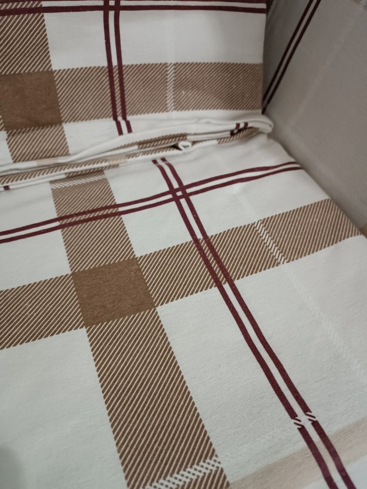 Beyaz Kareli Nevresim seti - Görsel 3