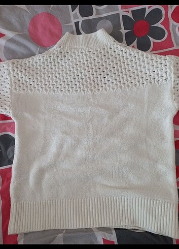 Mavi marka ekru kazak - Görsel 6