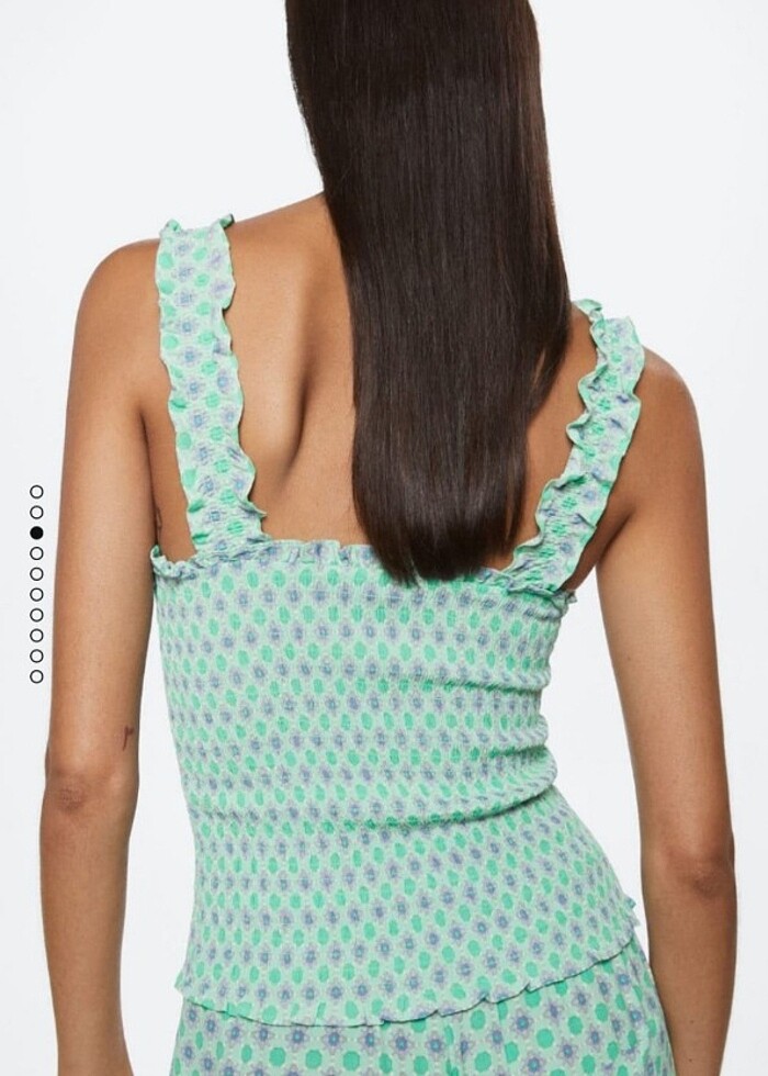 mango kısa bluz - Görsel 3