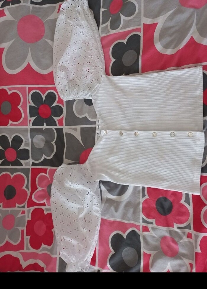 Mango beyaz bluz - Görsel 5