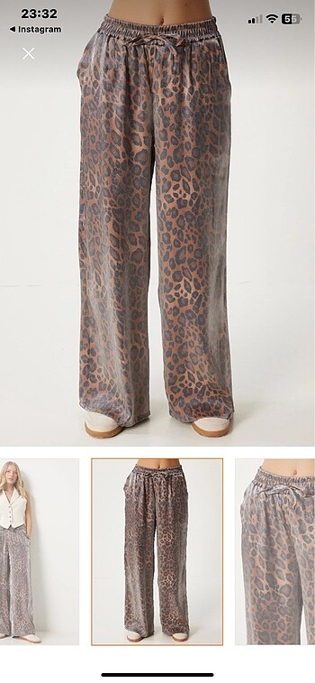 Mango Leopar Pantolon