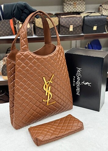  Beden çeşitli Renk Yves Saint Laurent Maxi kol çantası 