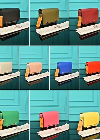 Hermes Kadın Siyah Deri Tokalı Günlük Çanta - Görsel 5