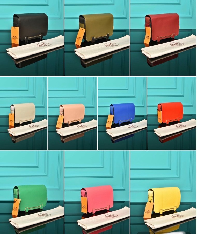 Hermes Kadın Siyah Deri Tokalı Günlük Çanta - Görsel 5