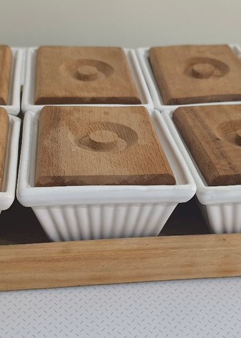 Beyaz Kare Kahvaltilik Seti - Görsel 2