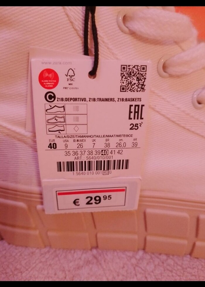 Zara konvers ayakkabı #tarzz# - Görsel 4