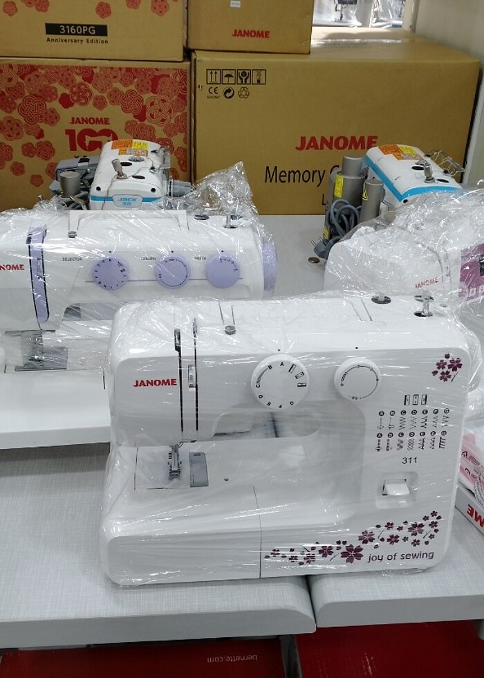 Janome juki yuki bernina marka dikiş overlok makineleri - Görsel 4