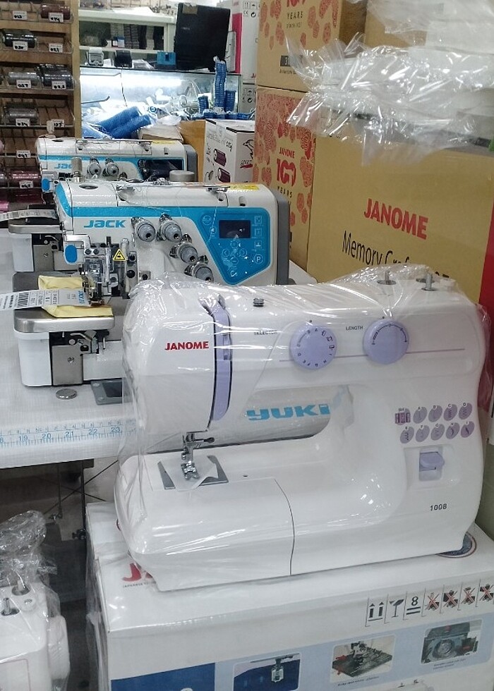 Janome juki yuki bernina marka dikiş overlok makineleri - Görsel 5