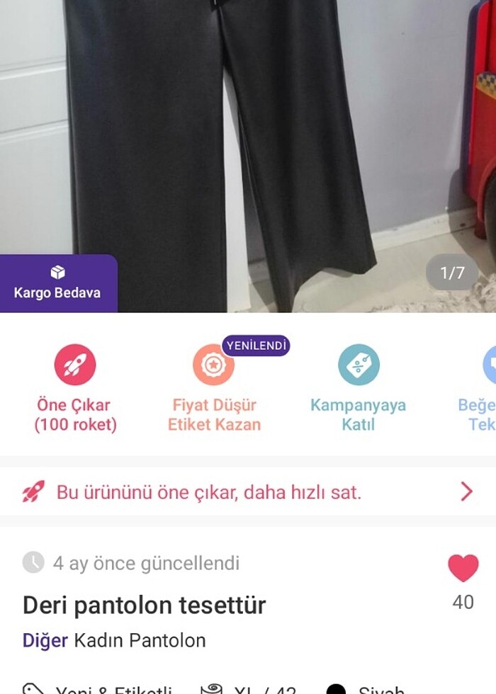 Deri pantolon - Görsel 5