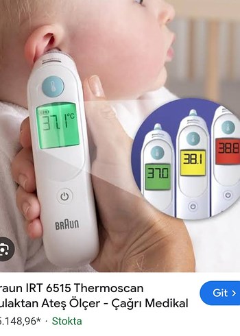 Bebek için dijital ateş ölçer - Görsel 6