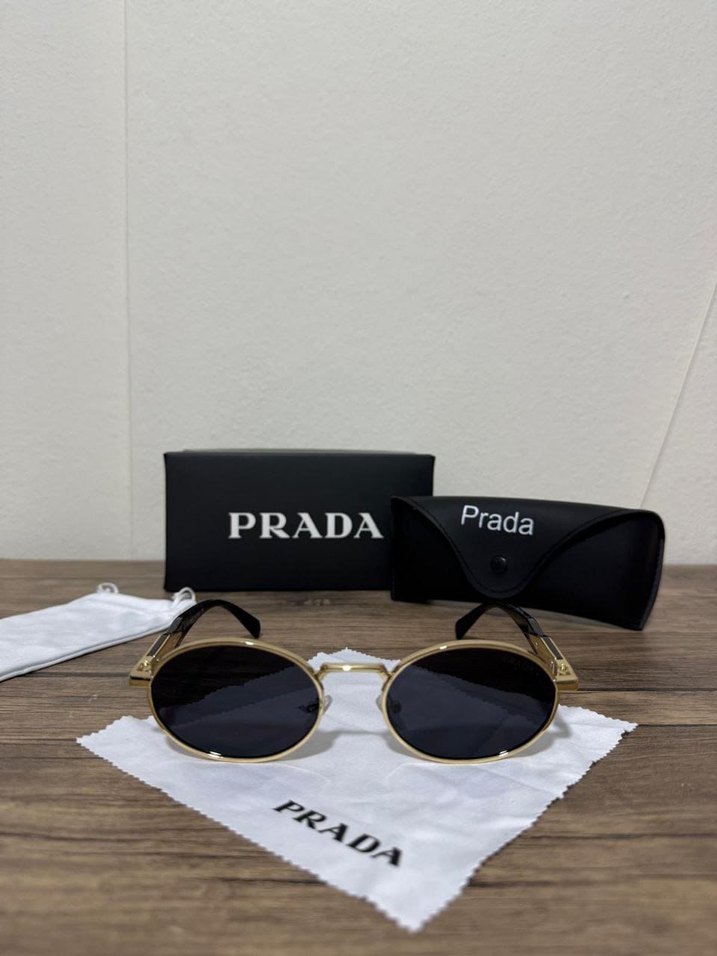 Prada Altın Renk Kadın Güneş Gözlüğü - Görsel 2