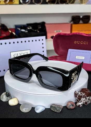 Kadın Gri Örgü Street Style Gözlük - Görsel 2