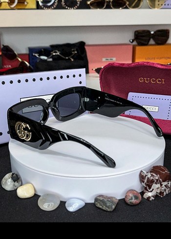 Kadın Gri Örgü Street Style Gözlük - Görsel 3