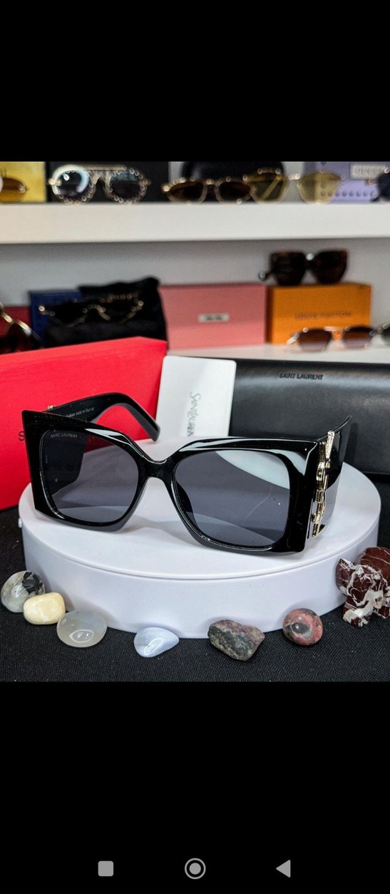 Parlak Beyaz Kadın Güneş Gözlüğü - Görsel 2