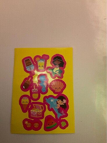 Beden Renk 2'li Sticker Seti