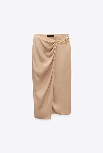 Zara saten etek