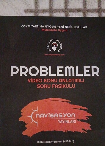 Navigasyon Yayınları. Problemler video konulu anlatımlı soru fas