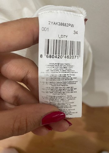 Fırfırlı Beyaz Kadın Bluz - Görsel 5