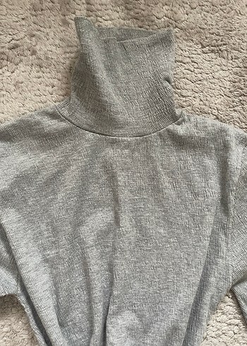 Gri Uzun Kollu Balıkçı Yaka Badi - Görsel 4