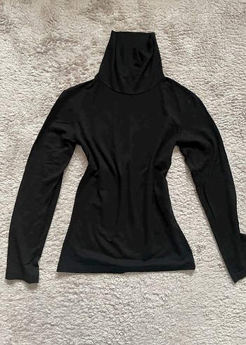 Uzun Kollu Siyah Boğazlı Badi - Görsel 3