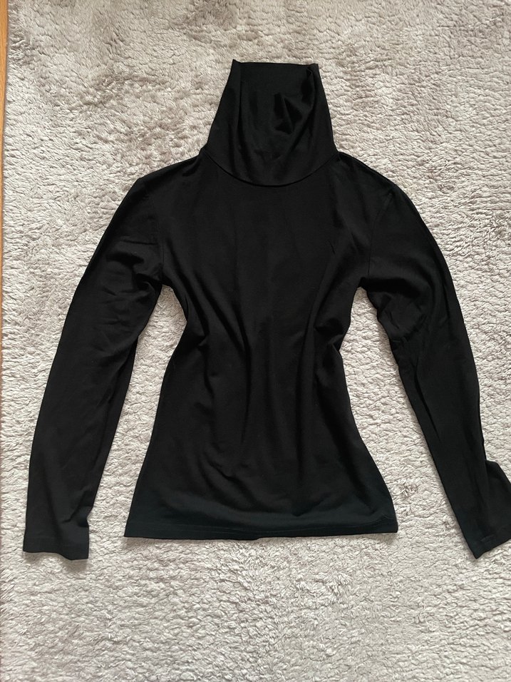 Uzun Kollu Siyah Boğazlı Badi - Görsel 3